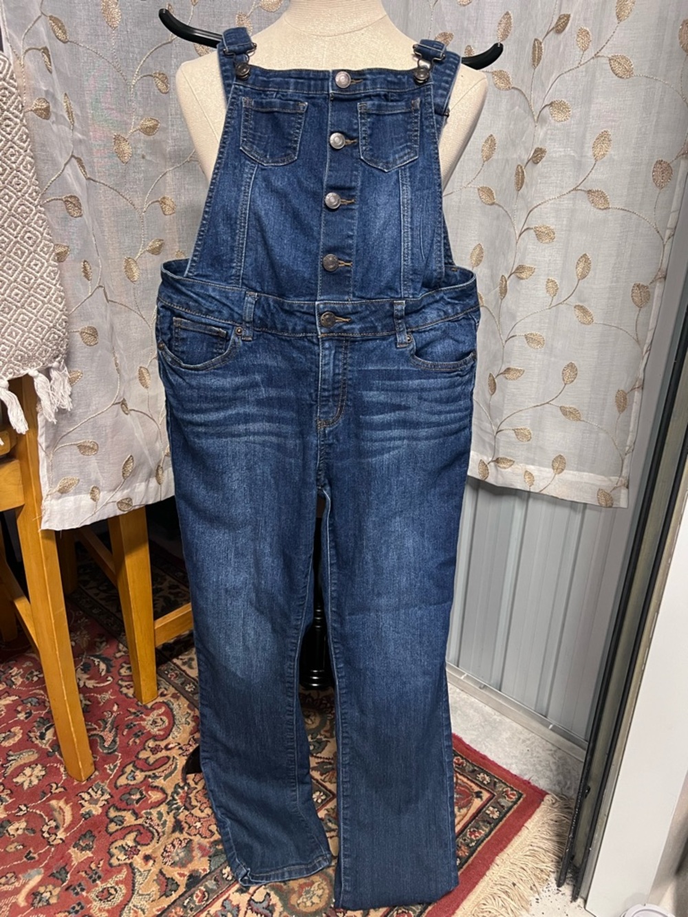 Wax Jean Dark Blue Women's Denim Overalls